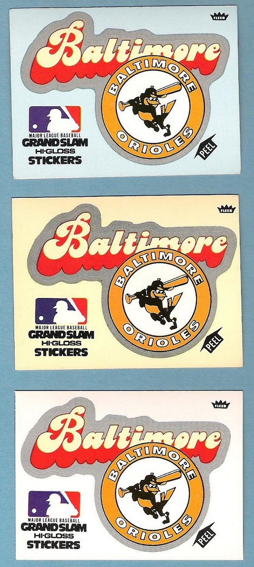 Baseball Stickers 26