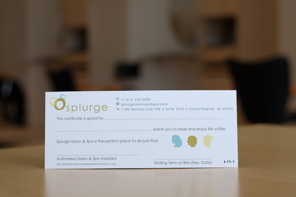 Beauty Gift Certificate Design 3