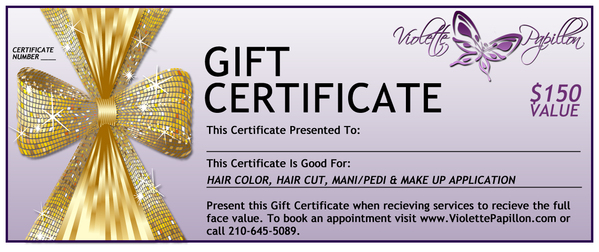 Beauty Gift Certificate Design 7