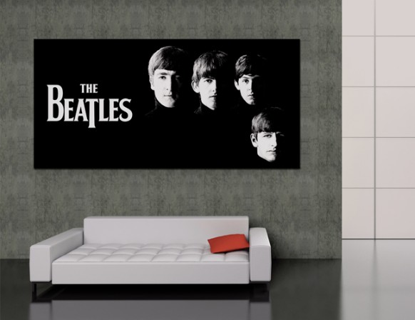 black and white canvas wall art