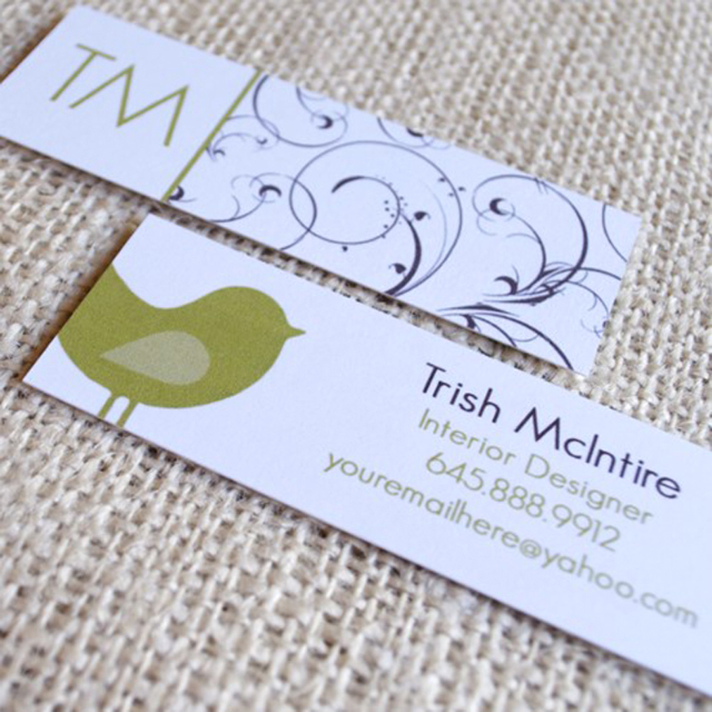 Business Card Designs - KatieDyd Designs Slim Business Card Designs - KatieDyd Designs
