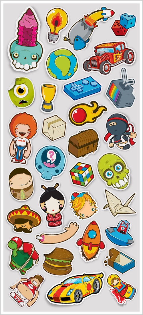 Cool Sticker Printing Designs 11