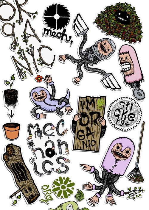Cool Sticker Printing Designs 15