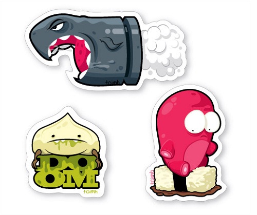 Cool Sticker Printing Designs 34 (dead zebra, inc, All Rights Reserved)