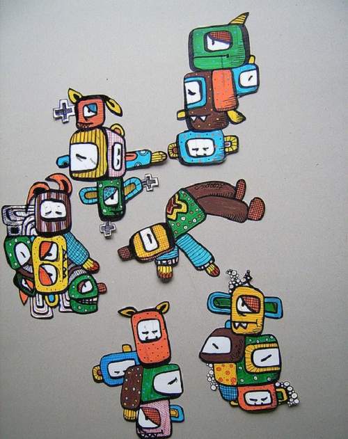 Cool Sticker Printing Designs 46 (tigapics collective, All Rights Reserved)