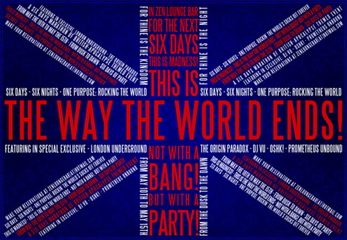 Custom Poster Printing - End of the World Party