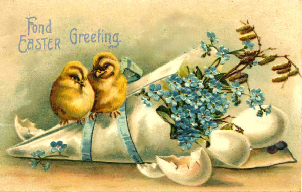 custom postcard printing - easter greeting postcard custom postcard printing 03