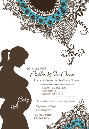 custom postcard printing – baby shower postcard custom postcard printing 15