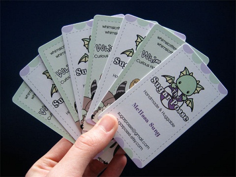 Examples of Full-Color Business Cards 06 Examples of Full-Color Business Cards 06