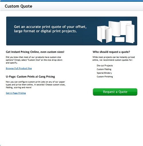 Custom Quote - UPrinting Custom Quote - UPrinting