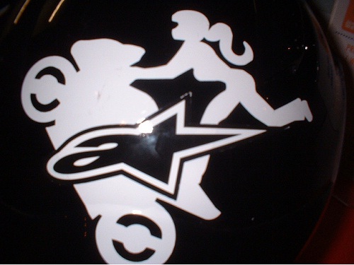 Helmet Stickers 06 Helmet Stickers 06 (REDLINE BABE, All Rights Reserved)