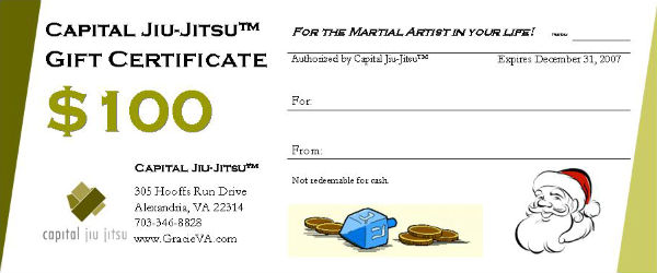 Holiday Gift Certificate