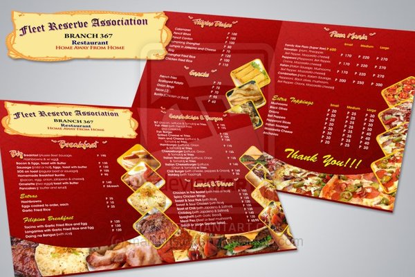 Design a Restaurant Menu