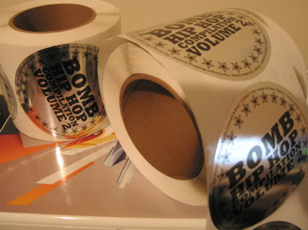 metallic sticker printing