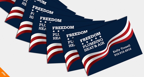 Patriotic Business Cards