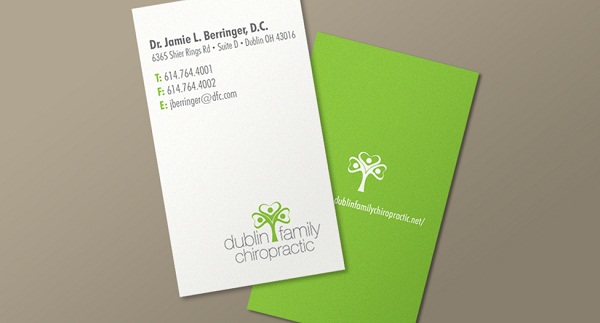 Professional Chiropractic Business Cards 1 Professional Chiropractic Business Cards 1