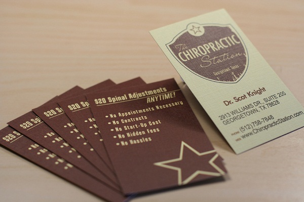 Professional Chiropractic Business Cards 2 Professional Chiropractic Business Cards 2