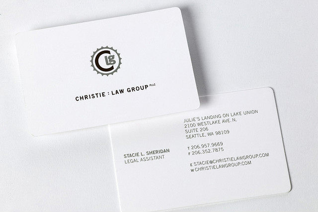 Professional Lawyer Business Cards - cmdshiftdesign