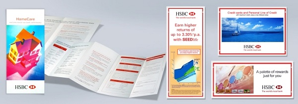 Promotional Brochure Printing HSBC Promotional Brochure Printing HSBC