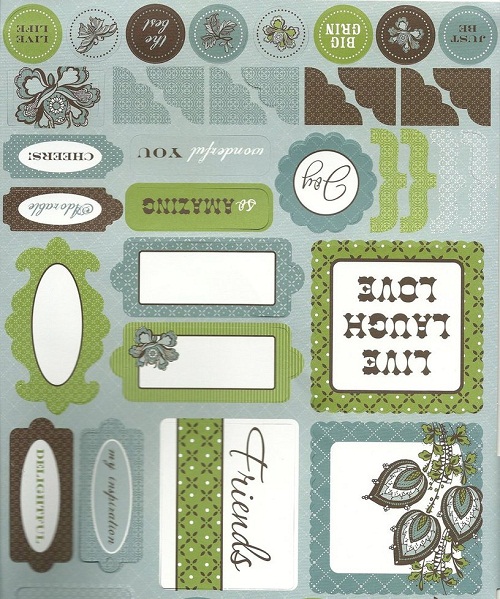 Scrapbook Stickers 29