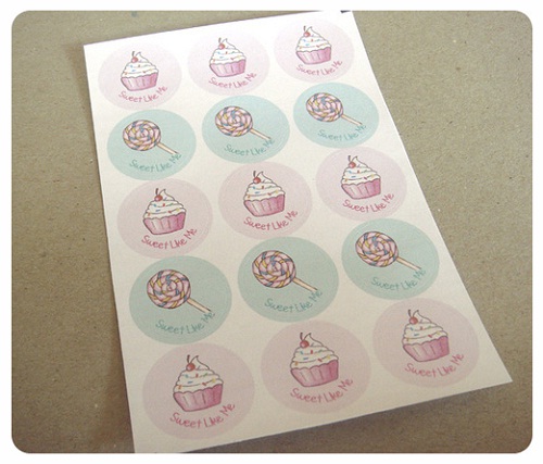 Scrapbook Stickers 36 (tinysandtea, All Rights Reserved)