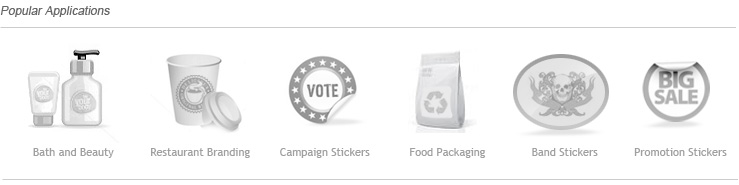 Sticker Printing - Popular Applications