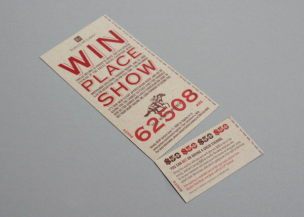 ticket design ideas