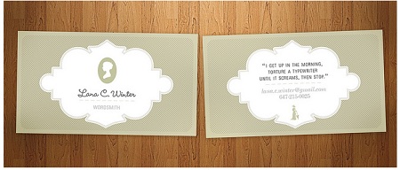 Victorian Business Cards 6 Victorian Business Cards 6 (Nathaniel Hebert,All Rights Reserved)