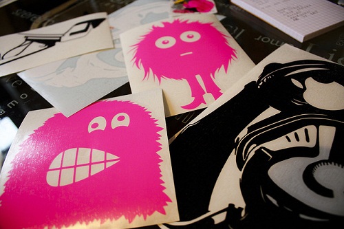 Vinyl Sticker Printing - trickimages, All Rights Reserved