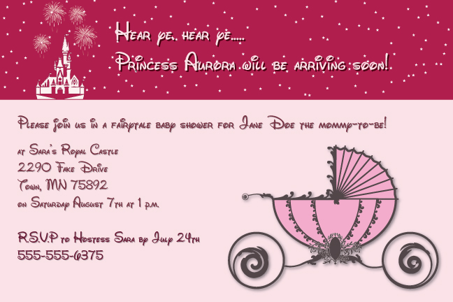 baby shower ceremony invitation card