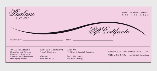 Custom Gift Certificates - Personalize and Order Prints Now