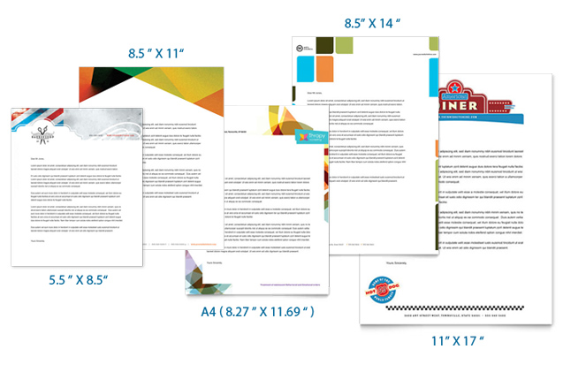 Letterhead Sizes