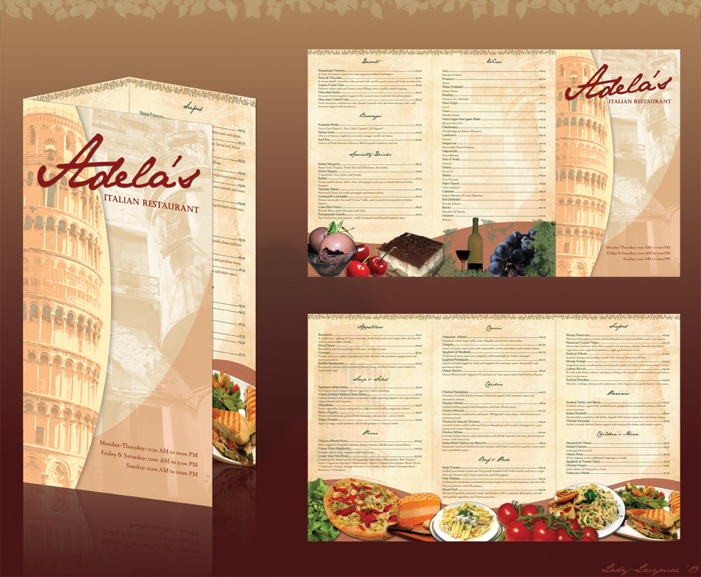 Menu Designs