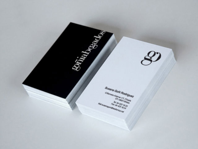 Professional Lawyer Business Cards - Marina Goñi